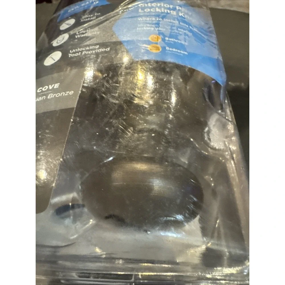Kwikset Cove Venison Bronze Bed And Bath Door Knob 300cv 11p Cp V1‎  93001-868
